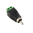 Odseven RCA (Composite Video, Audio) Male Plug Terminal Block