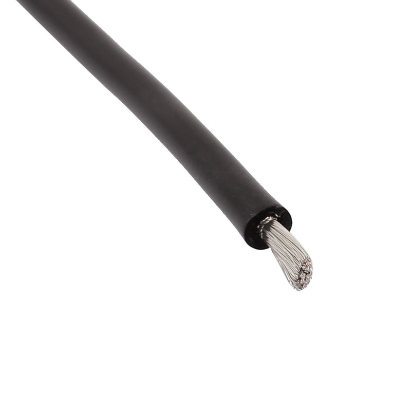Odseven Silicone Cover Stranded-Core Wire - 2m 26AWG Black Wholesale