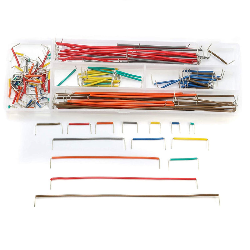Odseven Pre-formed 140PCS Jumper Wire Kit Solderless Breadboard Jumper Cable Set