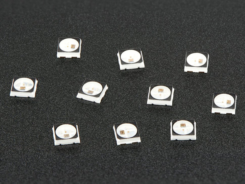 Odseven NeoPixel Mini 3535 RGB LEDs w/ Integrated Driver Chip - Black - Pack of 10
