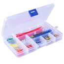 Odseven 420 Pieces Preformed Breadboard and 14 Lengths Assorted Jumper Wire Kit