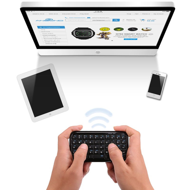 Odseven Mini Bluetooth Keyboard – Black Wholesale