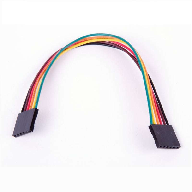Odseven 6-Conductor 0.1 Socket-Socket Cable - 6 Inch Long
