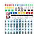 Odseven Electronics Component Pack with Resistors, LEDs, Switch and Potentiometer
