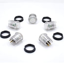 Odseven Arcade Button with LED - 30mm Translucent Clear Wholesale