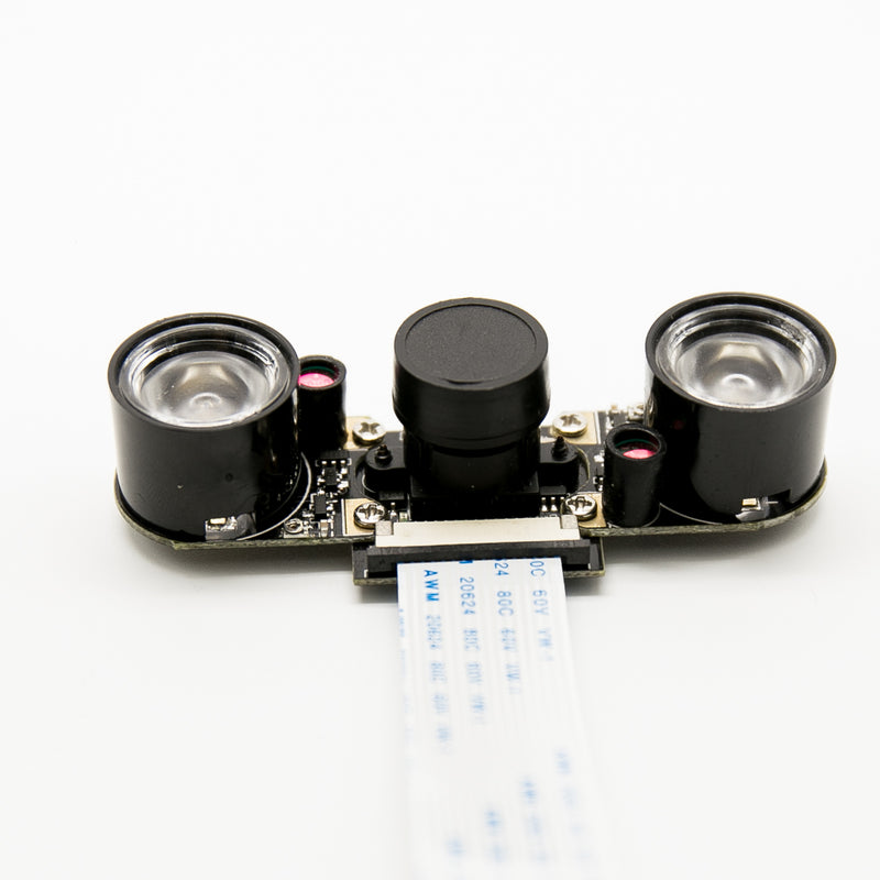Odseven Raspberry Pi 3 Model B+ Camera Kit 5MP Focal Adjustable Night Fisheye Vision Camera